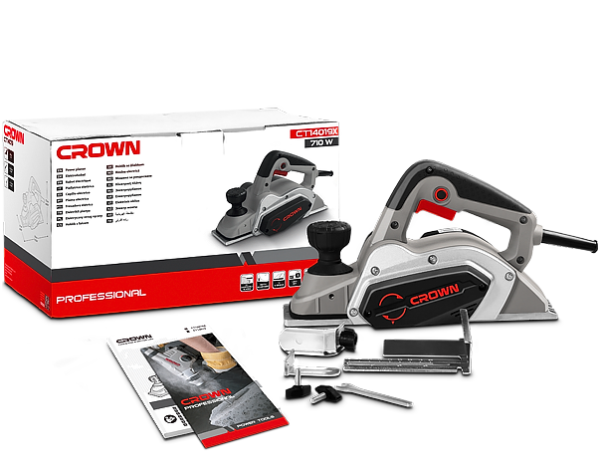 Rabot électrique 710W 0-2,5mm CROWN | CT14019