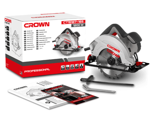Scie circulaire BOIS 1900W 210mm (8-1/4") CROWN | CT15099
