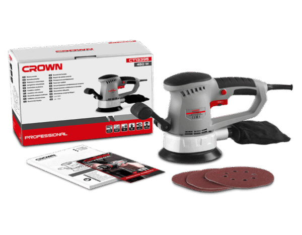 Ponceuse Rotative Excentrique Orbital 450w 150mm CT13395 | CROWN