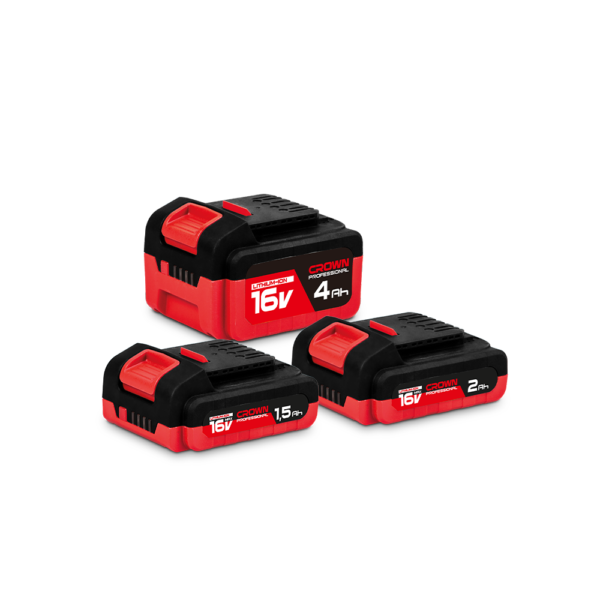 102717904446739 Crown Visseuse perceuse sans fil 16V multi-mandrin 2batteries 1,5AH CT21082HQ-1.5 BMC