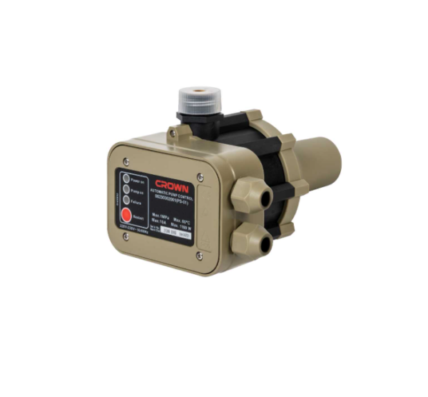 Crown Régulateur De Pression D'eau Pour Pompe À Eau Automatique Cerveau Suppresseur 1100w 10Bar - PS-01