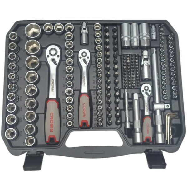 Kit Caisse A Outils  219 Pièces CROWN CPHTS-XC219BDA