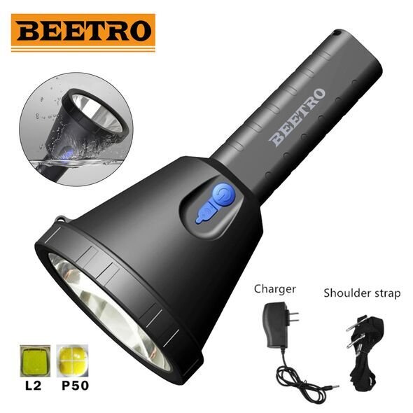 BEETRO-LA214-CNC BEETRO Lampe Torche Rechargeable Avec 3 Modes D’éclairage Pratique LA-214