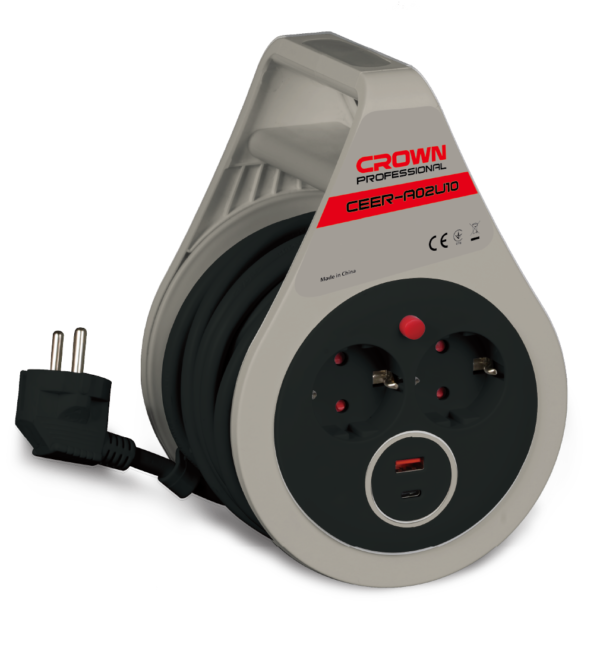 Enrouleur de câble 7 METRE 3000 W CROWN CEER-A02U15