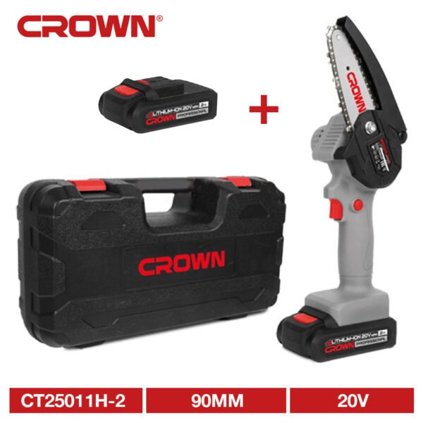 Scie à chaîne électrique Crown 20v ct25011h 2 bmc