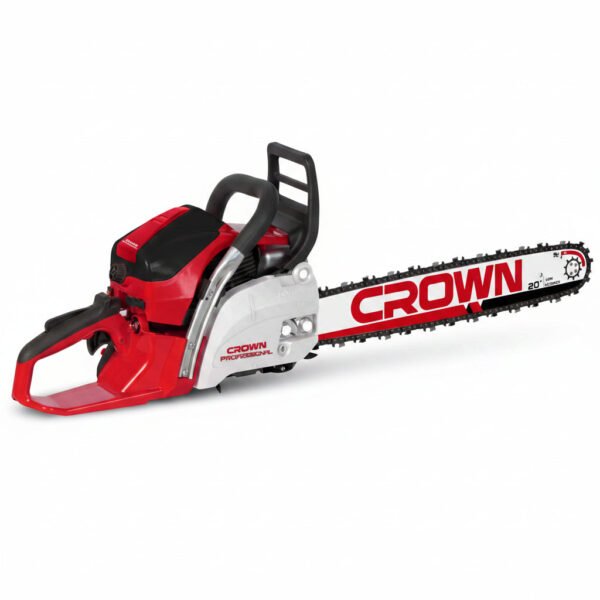 Scie A Chaine Tronçonneuse A Bois Essence 18″ 58.1 cm 2300w 54.6cc CT20201-18 | CROWN