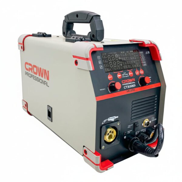 Poste à souder MIG TIG MMA à onduleur  ,220V,35-200A  CROWN ;CT33201