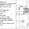 Poste à souder MIG TIG MMA à onduleur  ,220V,35-200A  CROWN ;CT33201