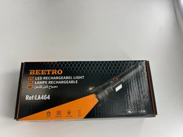 Lampe de poche LED torche rechargeable LA 464 BEETRO