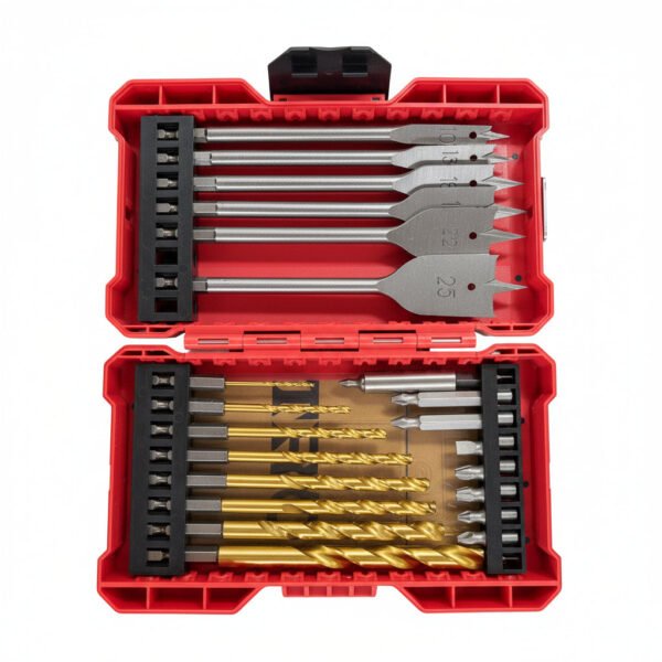 Jeu de mèches à bois Crown (24 pcs)