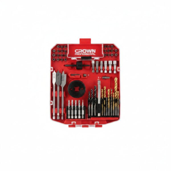 Jeu de perçage et de vissage Crown (70 pcs)