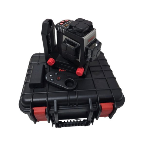 Crown Niveau Laser 3x360° 3D 12 lignes 30m Avec Télécommande CT44192