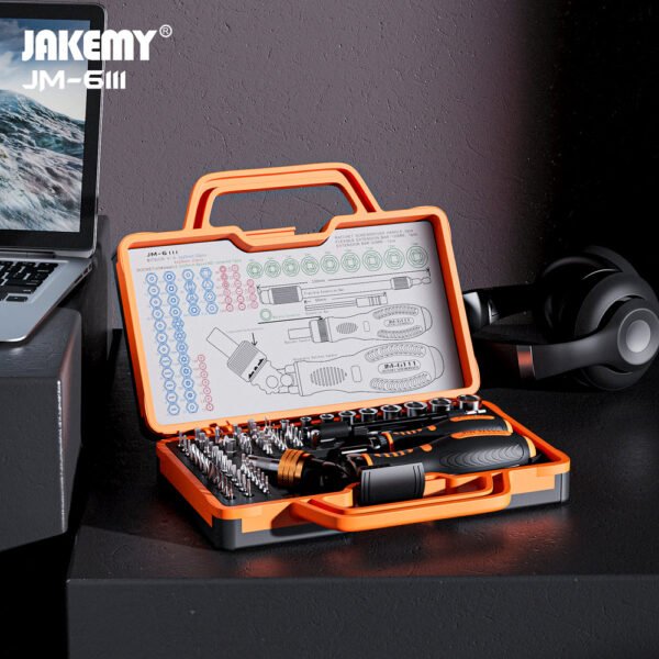 Kit d'outils de réparation pour tournevis JAKEMY JM-6111 69 en 1