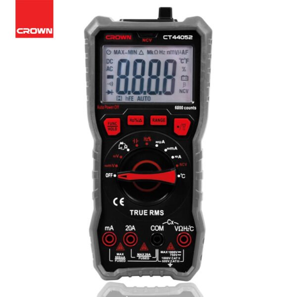 MULTIMETRE DIGITAL 1000V CROWN | CT44052