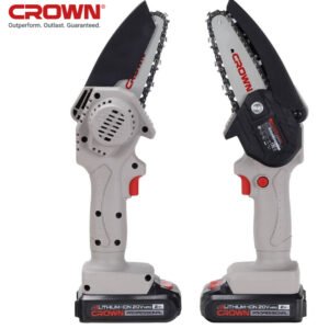 Mini-scie-a-chaine-sans-fil-CROWN-3 Scie à chaîne électrique Crown 20v ct25011h 2 bmc