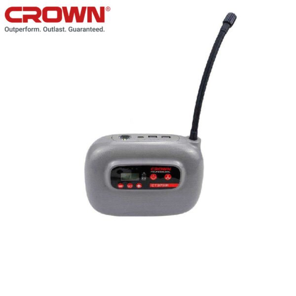 BOOSTER BATTERIE + GONFLEUR 4 en 1 CROWN CT37031