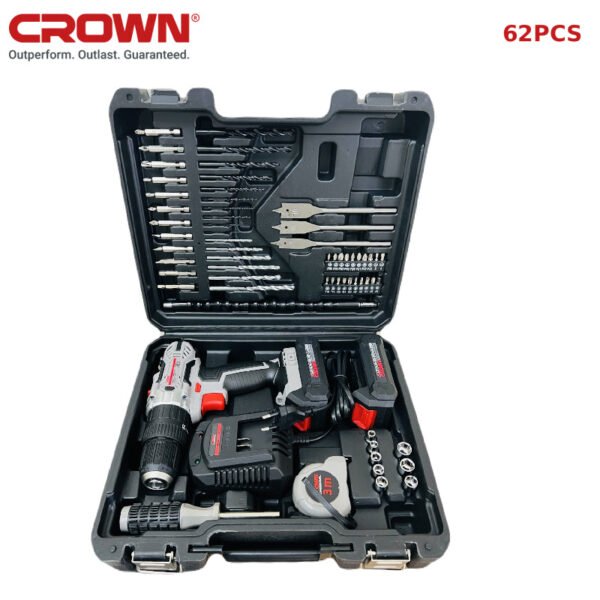 New-Project-2025-10-15T093801.783 Kit caisse a outils et visseuse 20V 2.0AH 62 Pcs CROWN
