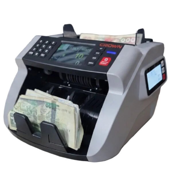 Compteuse de billet A CABELE avec détecteur faux billet CROWN CT44156