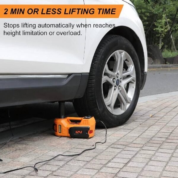 Coffret Cric électrique 5T + Boulonneuse + Compresseur Auto 8 pieces BEETRO BE0091