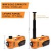 Coffret Cric électrique 5T + Boulonneuse + Compresseur Auto 8 pieces BEETRO BE0091