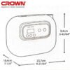 BOOSTER BATTERIE + GONFLEUR 4 en 1 CROWN CT37031