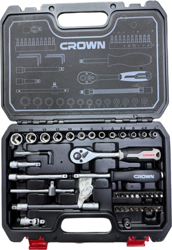 Kit Caisse A Outils  45 Pièces CROWN