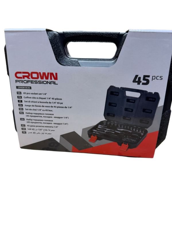 Kit Caisse A Outils  45 Pièces CROWN