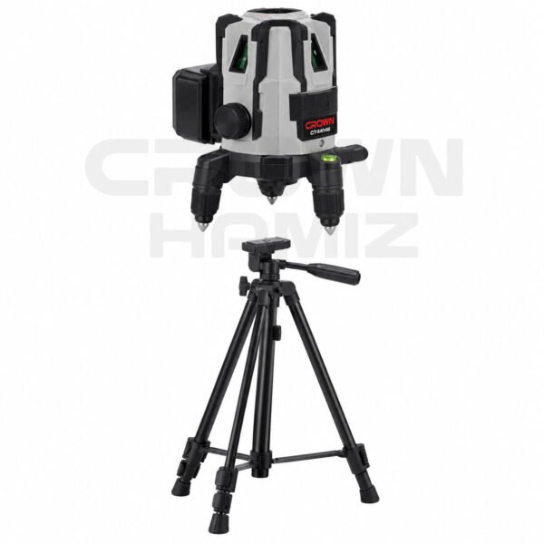 Niveau Laser 5 Lignes 30 m, ±2 mm avec Trépied CROWN  CT44146