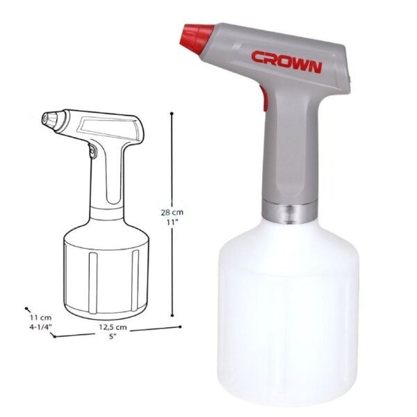 Pulvérisateur à batterie 3.6V 1L CROWN | CT63008