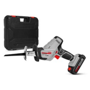 Scie Sabre Electrique Sans Fil 20V 2 Batterie 2,0Ah Pour Metal, Pvc, Bois Et Viande CT25009 | CROWN