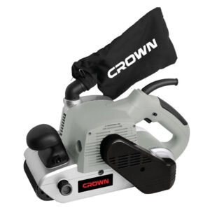 Ponceuse à bande CROWN 1200 W, surface 100 mm et bande 610 mm   CT13200