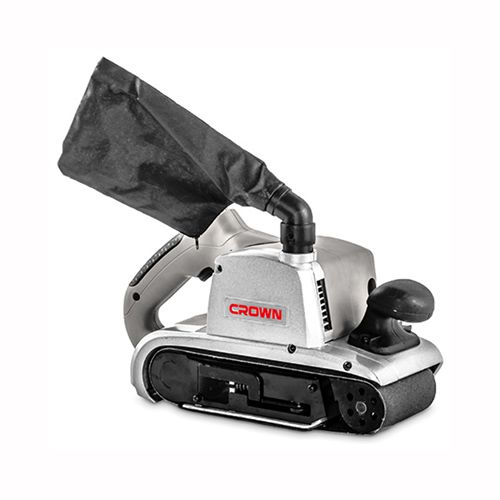 Ponceuse à bande CROWN 1200 W, surface 100 mm et bande 610 mm   CT13200