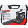 Kit Caisse A Outils  171 Pièces CROWN CPHSW-XE171BDA