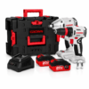 pack Boulonneuse et Visseuse perceuse Brushless 20V 4Ah CROWN  CK2A-2XS-4C2