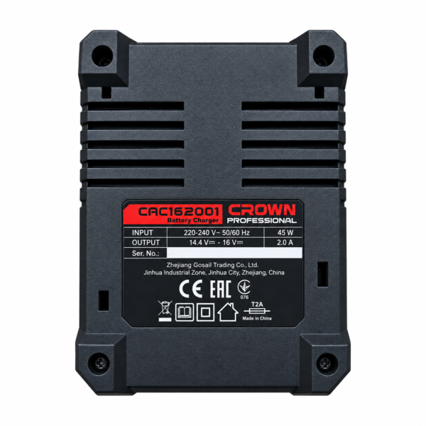 Chargeur Batterie 16V CTP21082Q CROWN