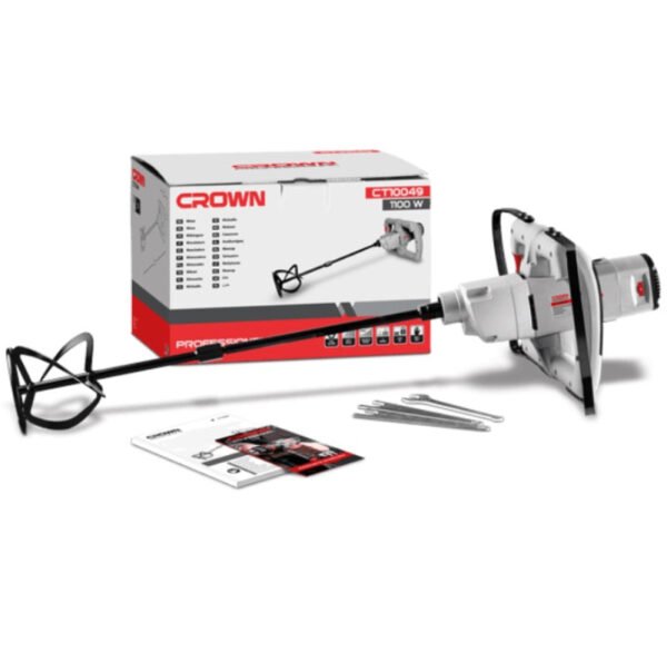 Mixeur peinture électrique 1100W 120mm CROWN | CT10049