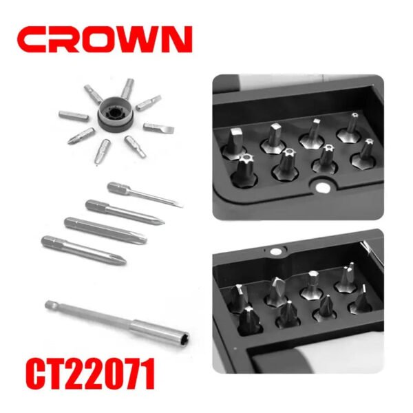 Tournevis Electrique 3.7V-0.5AH A Précision CROWN CT22071