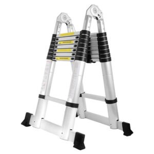 rn-image_picker_lib_temp_53328e34-2851-4f77-babb-8068e54eb8b7 Échelle télescopique 3.20m, pliable en aluminium beetro TC0332