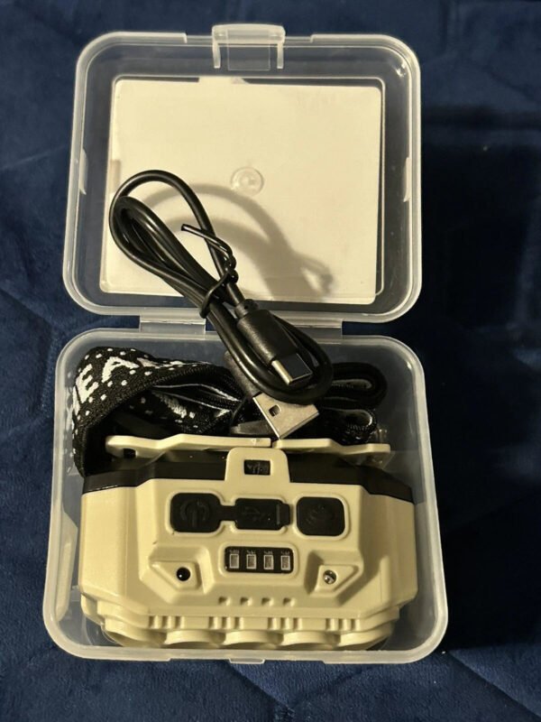 HX-817S rechargeable LED headlamp.